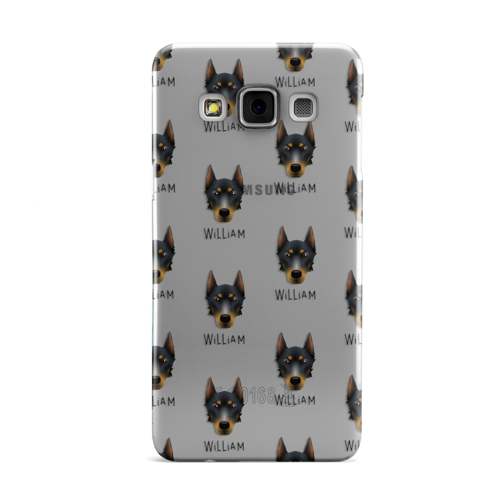 Beauceron Icon with Name Samsung Galaxy A3 Case