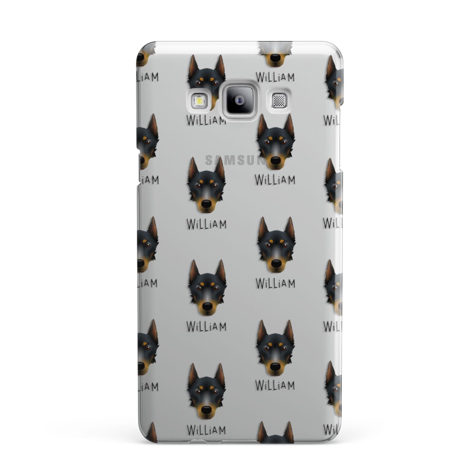 Beauceron Icon with Name Samsung Galaxy A7 2015 Case