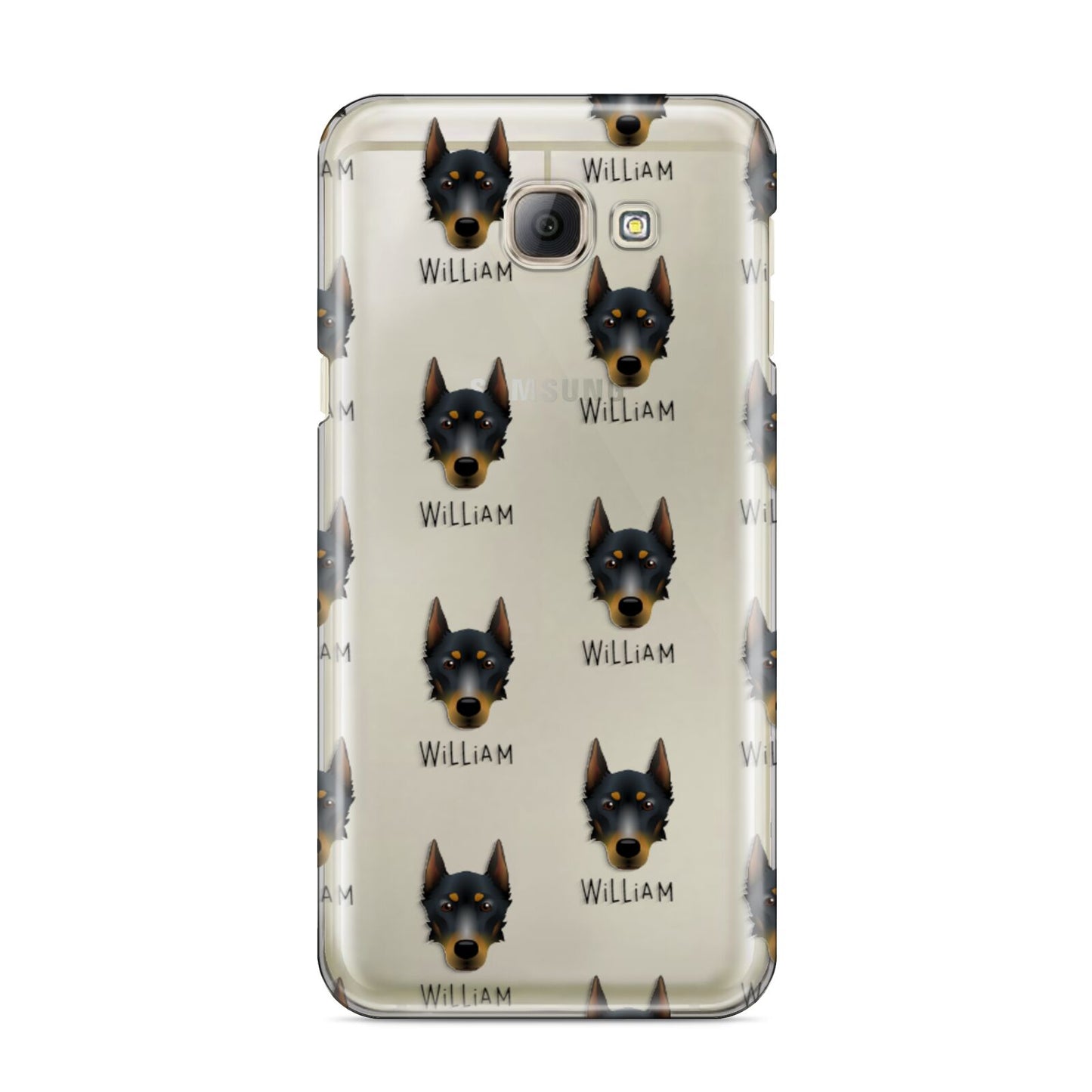 Beauceron Icon with Name Samsung Galaxy A8 2016 Case