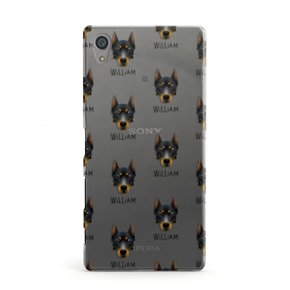 Beauceron Icon with Name Sony Xperia Case