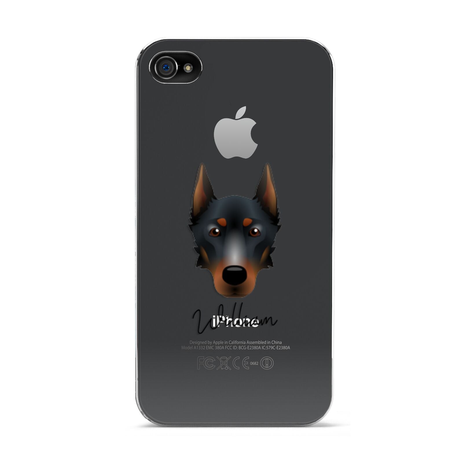 Beauceron Personalised Apple iPhone 4s Case