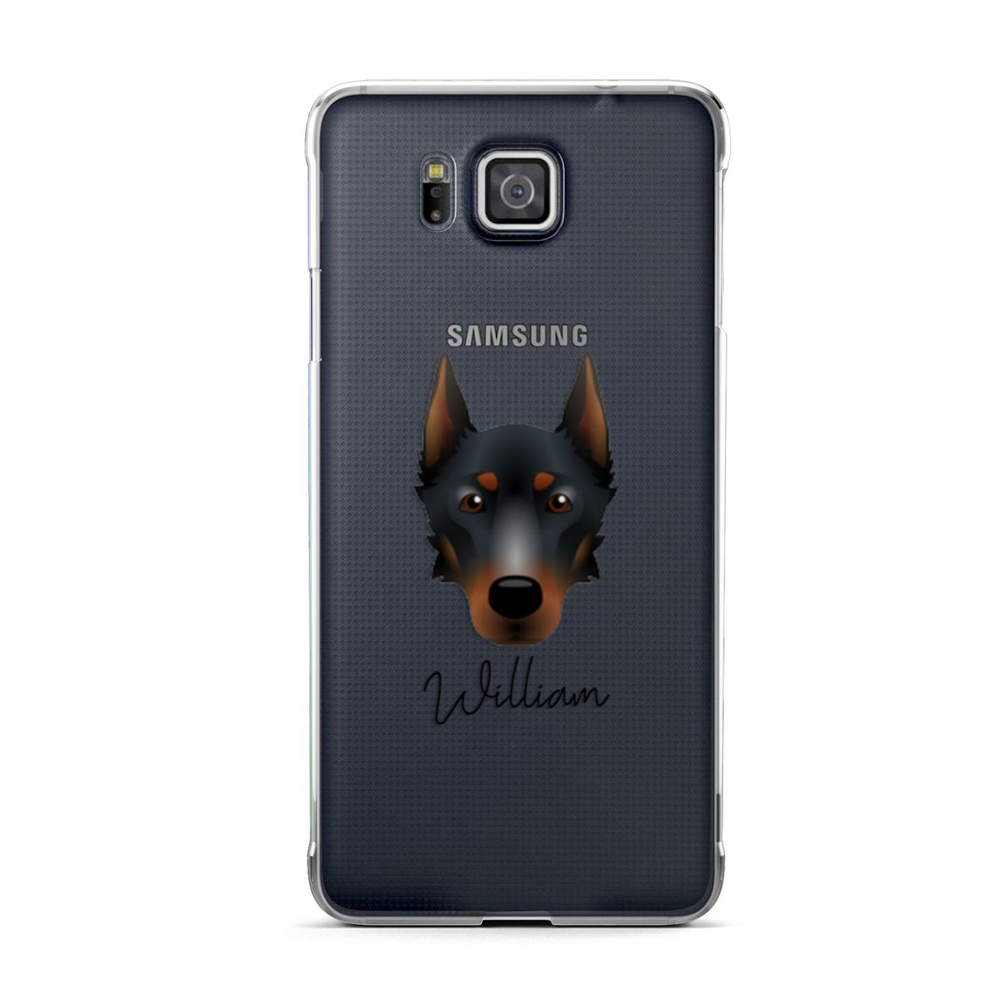 Beauceron Personalised Samsung Galaxy Alpha Case