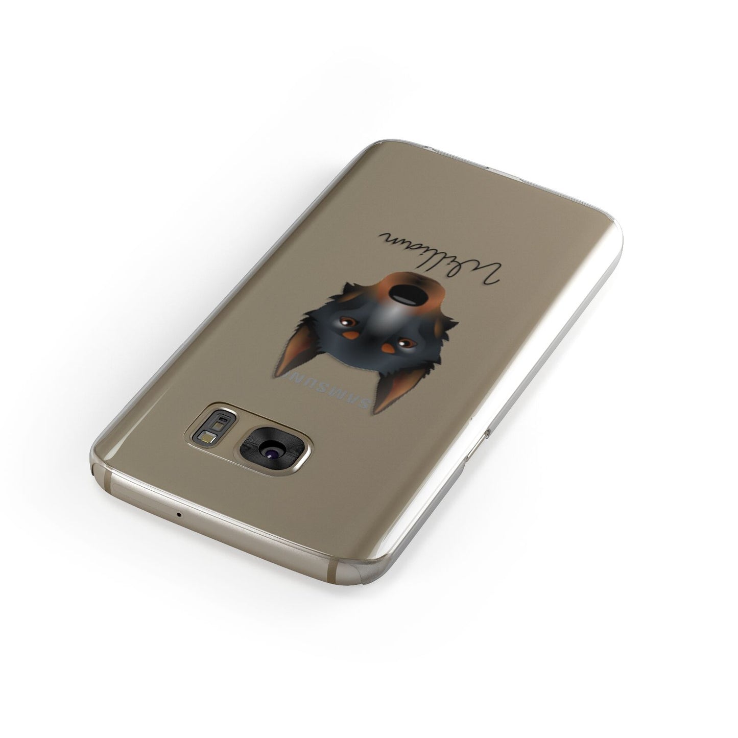 Beauceron Personalised Samsung Galaxy Case Front Close Up