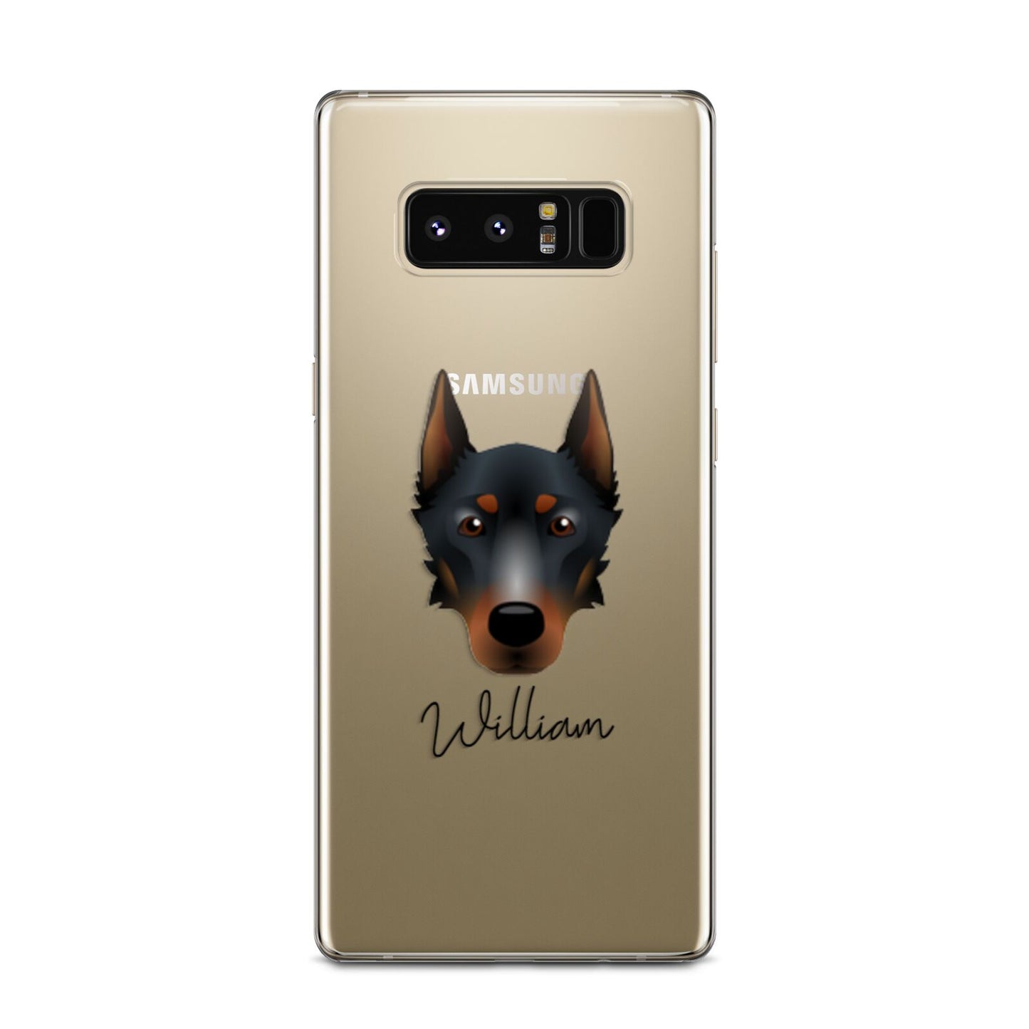 Beauceron Personalised Samsung Galaxy Note 8 Case