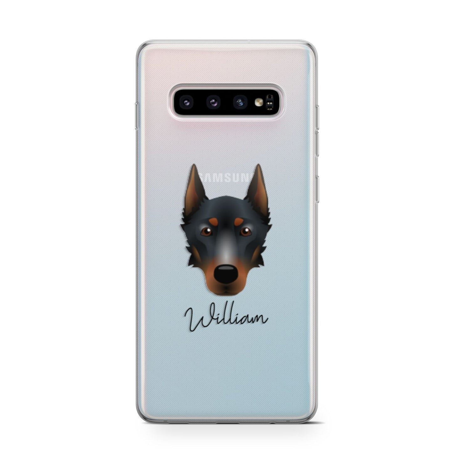 Beauceron Personalised Samsung Galaxy S10 Case