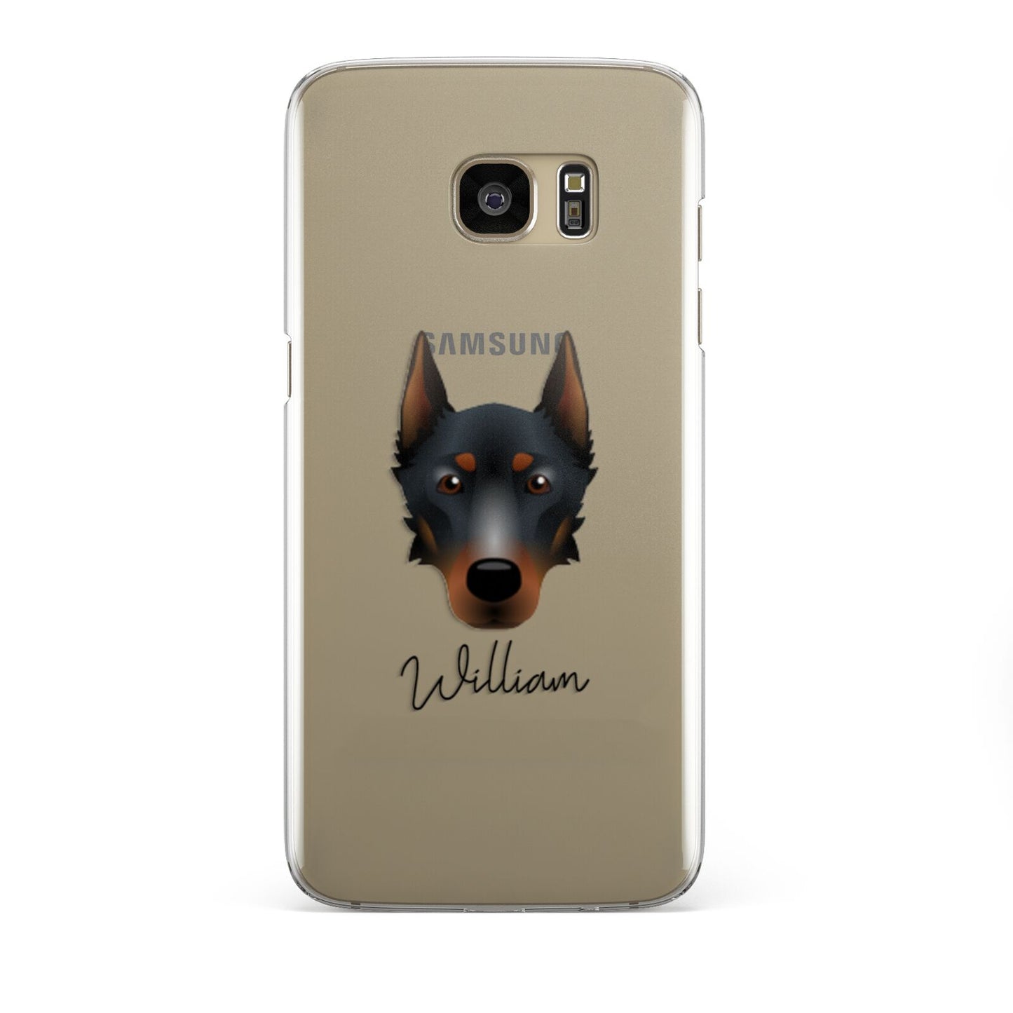 Beauceron Personalised Samsung Galaxy S7 Edge Case