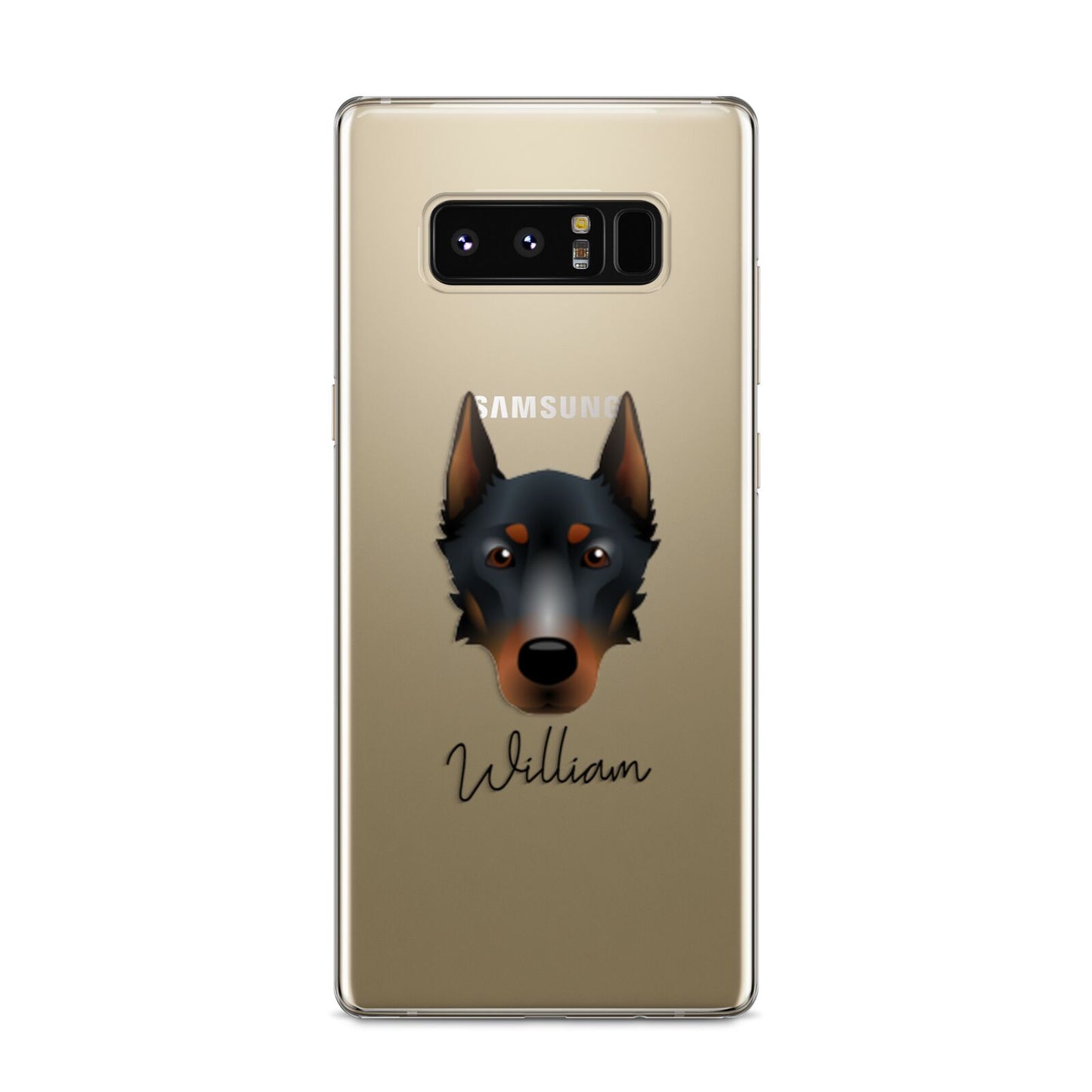 Beauceron Personalised Samsung Galaxy S8 Case