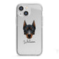 Beauceron Personalised iPhone 13 Mini TPU Impact Case with White Edges