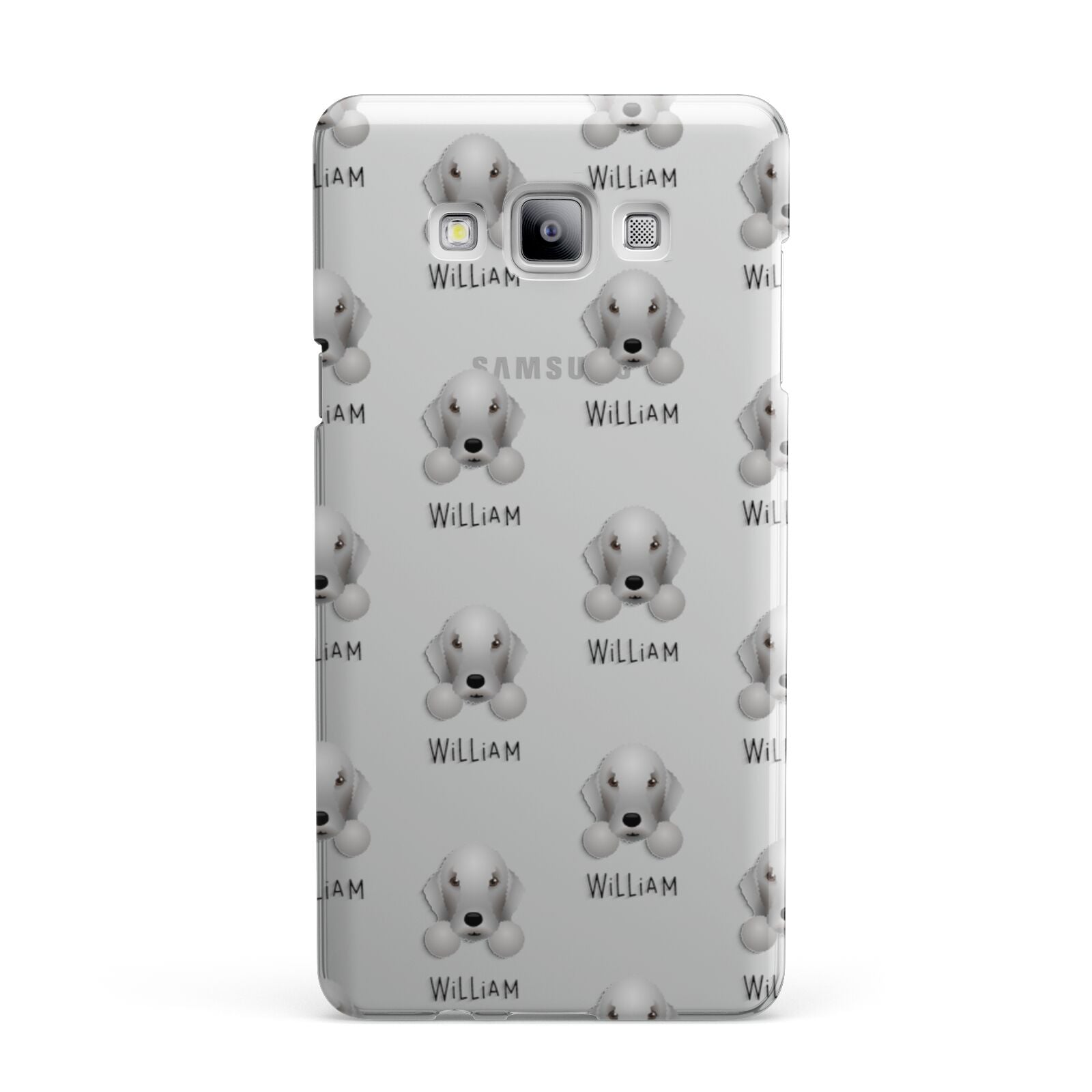 Bedlington Terrier Icon with Name Samsung Galaxy A7 2015 Case