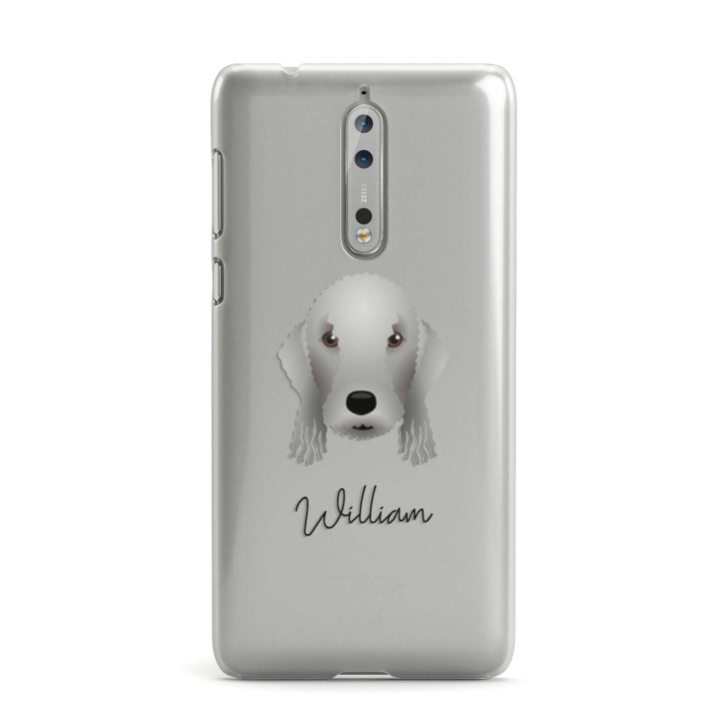 Bedlington Terrier Personalised Nokia Case