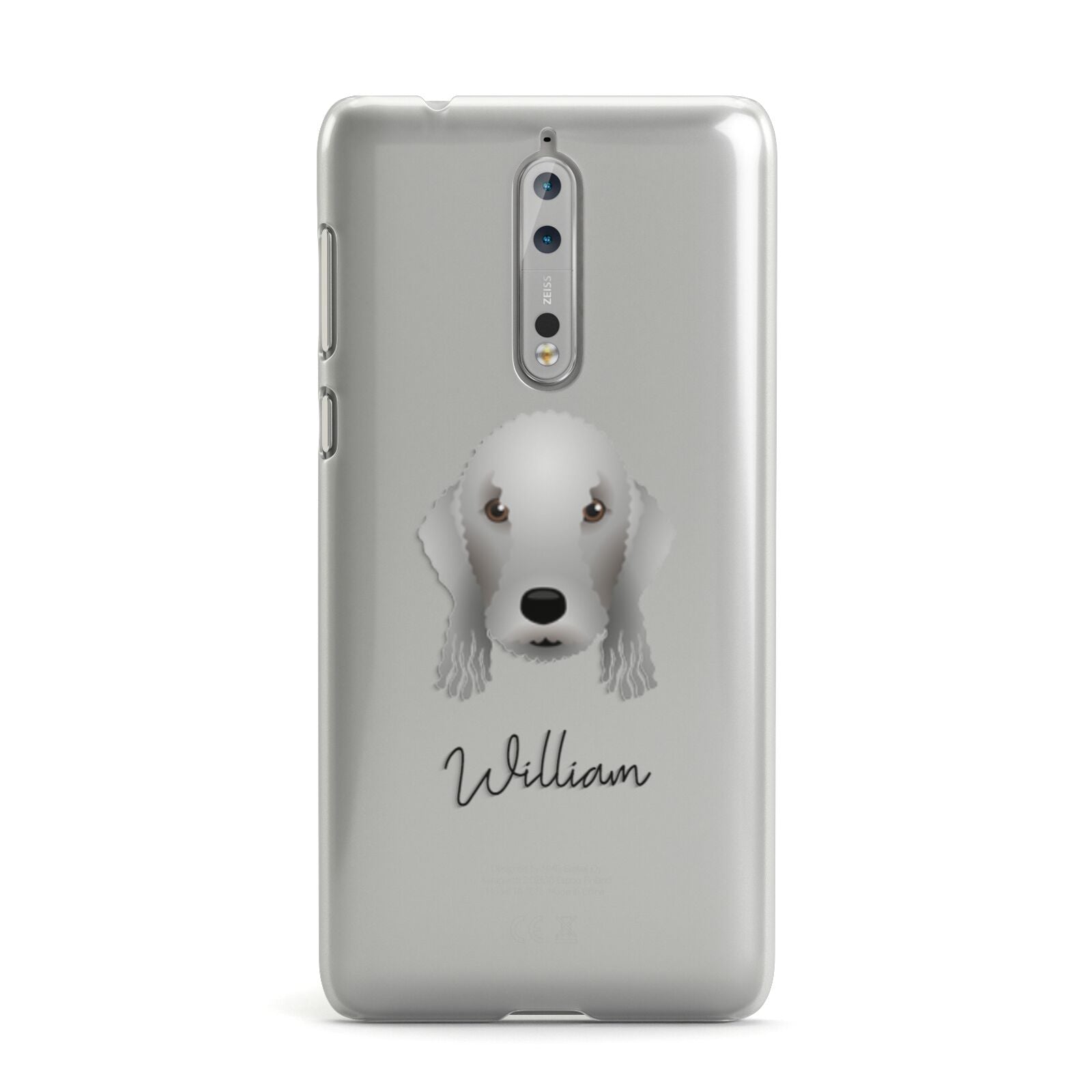 Bedlington Terrier Personalised Nokia Case