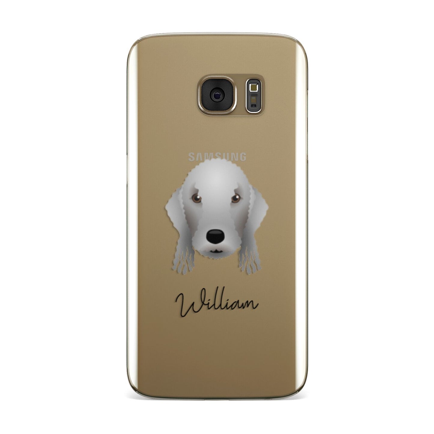 Bedlington Terrier Personalised Samsung Galaxy Case