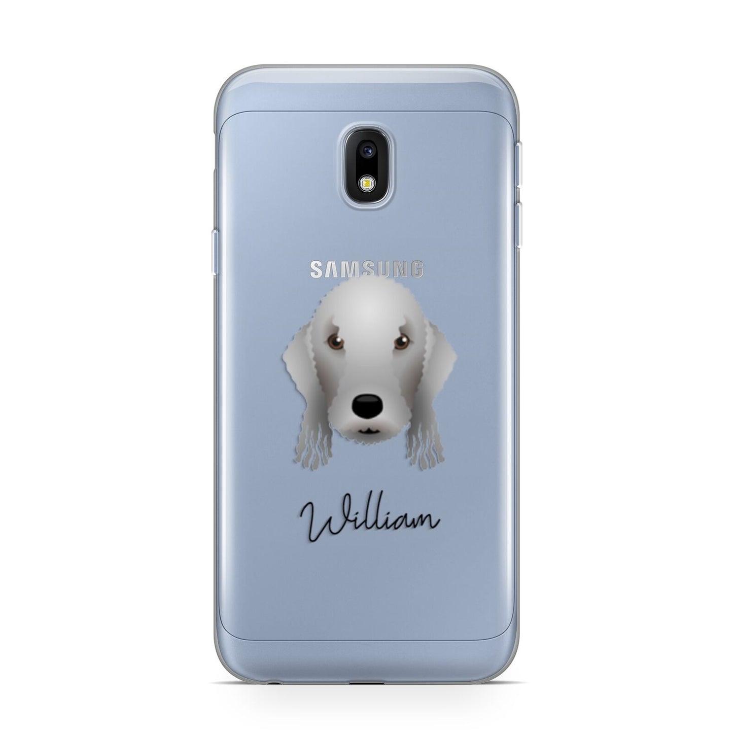 Bedlington Terrier Personalised Samsung Galaxy J3 2017 Case