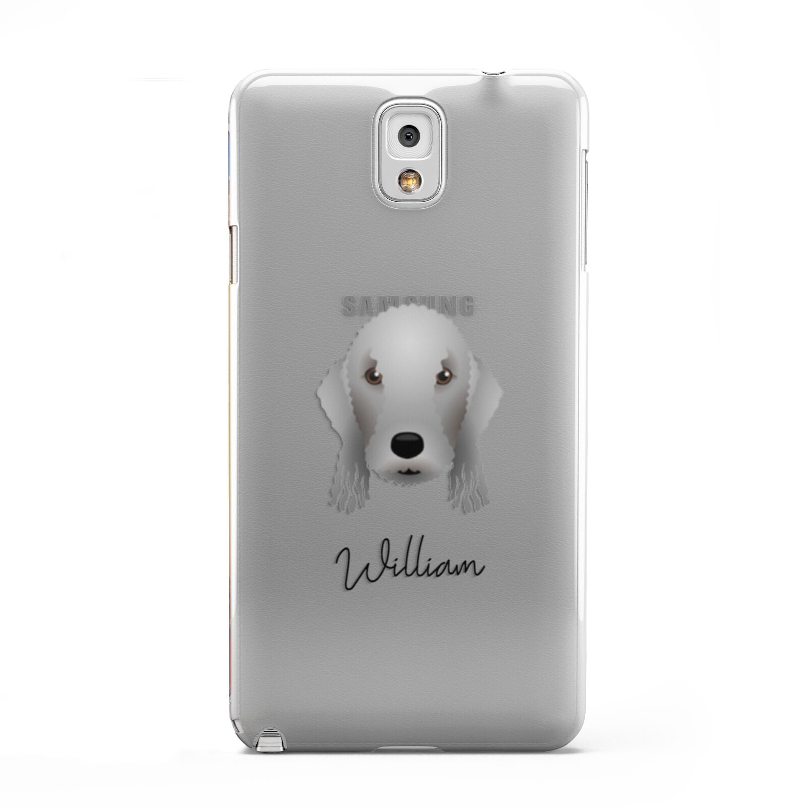 Bedlington Terrier Personalised Samsung Galaxy Note 3 Case
