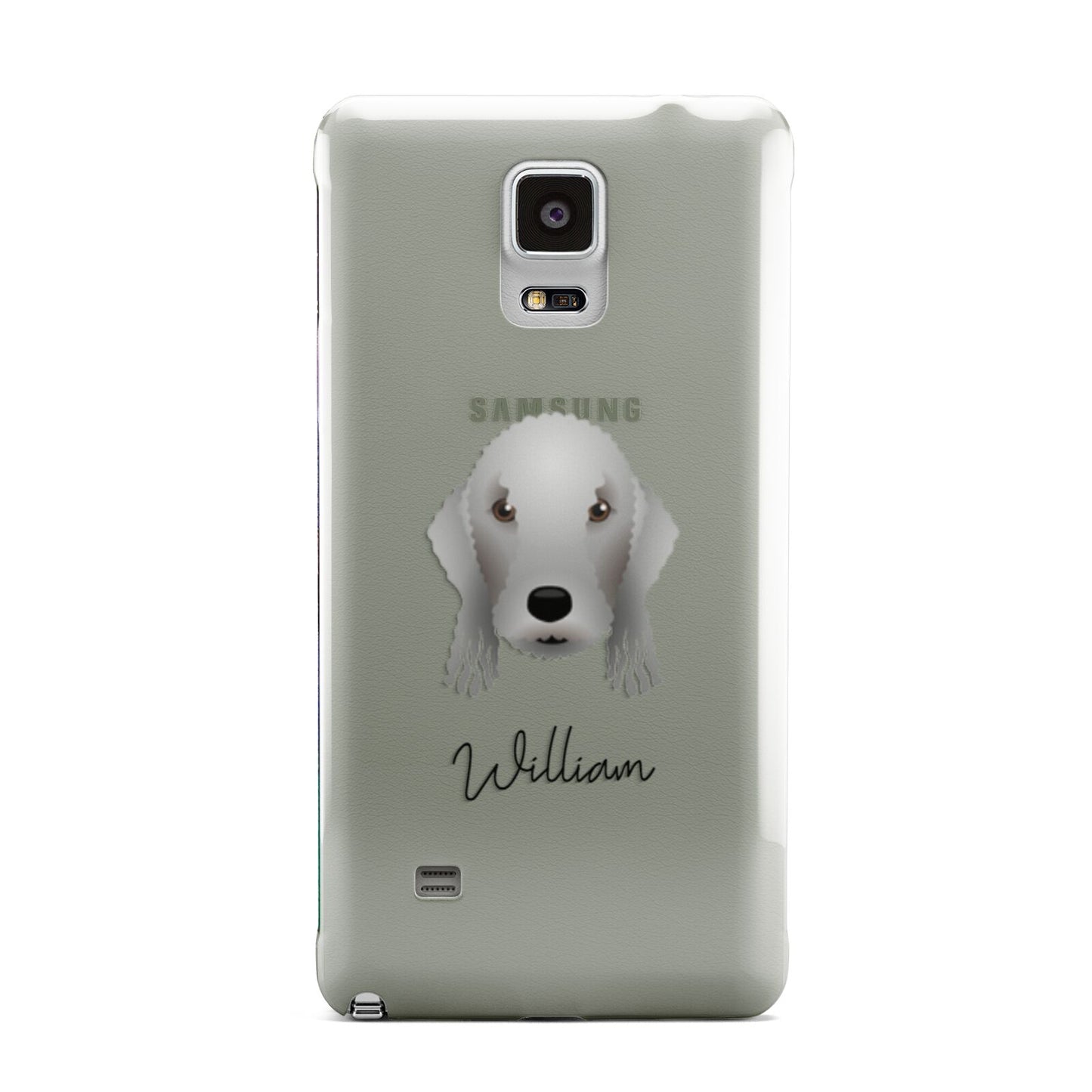 Bedlington Terrier Personalised Samsung Galaxy Note 4 Case