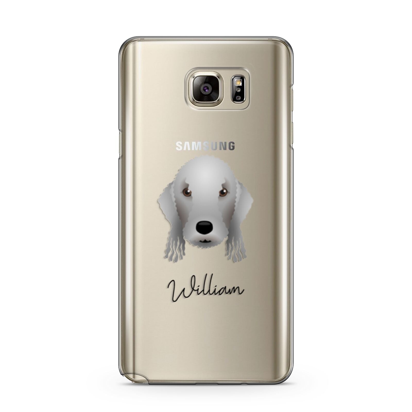 Bedlington Terrier Personalised Samsung Galaxy Note 5 Case