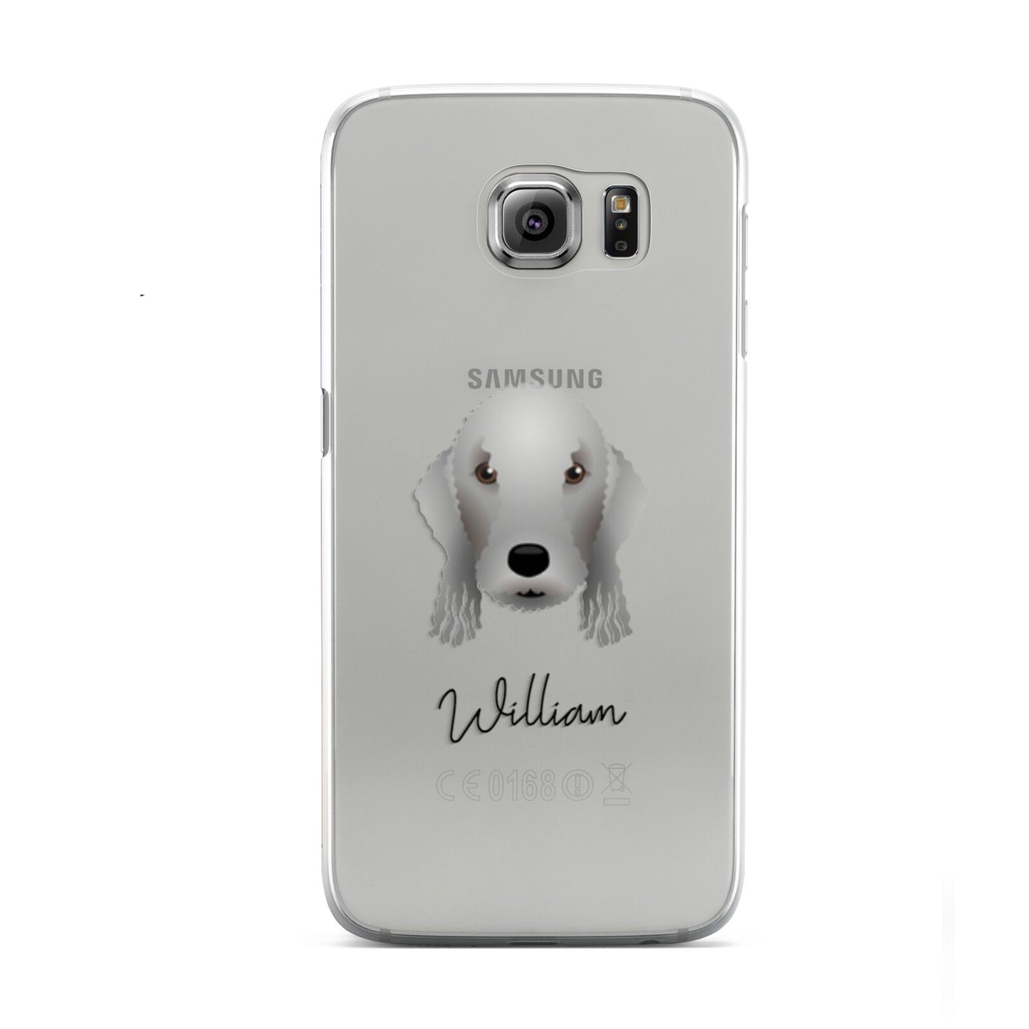 Bedlington Terrier Personalised Samsung Galaxy S6 Case