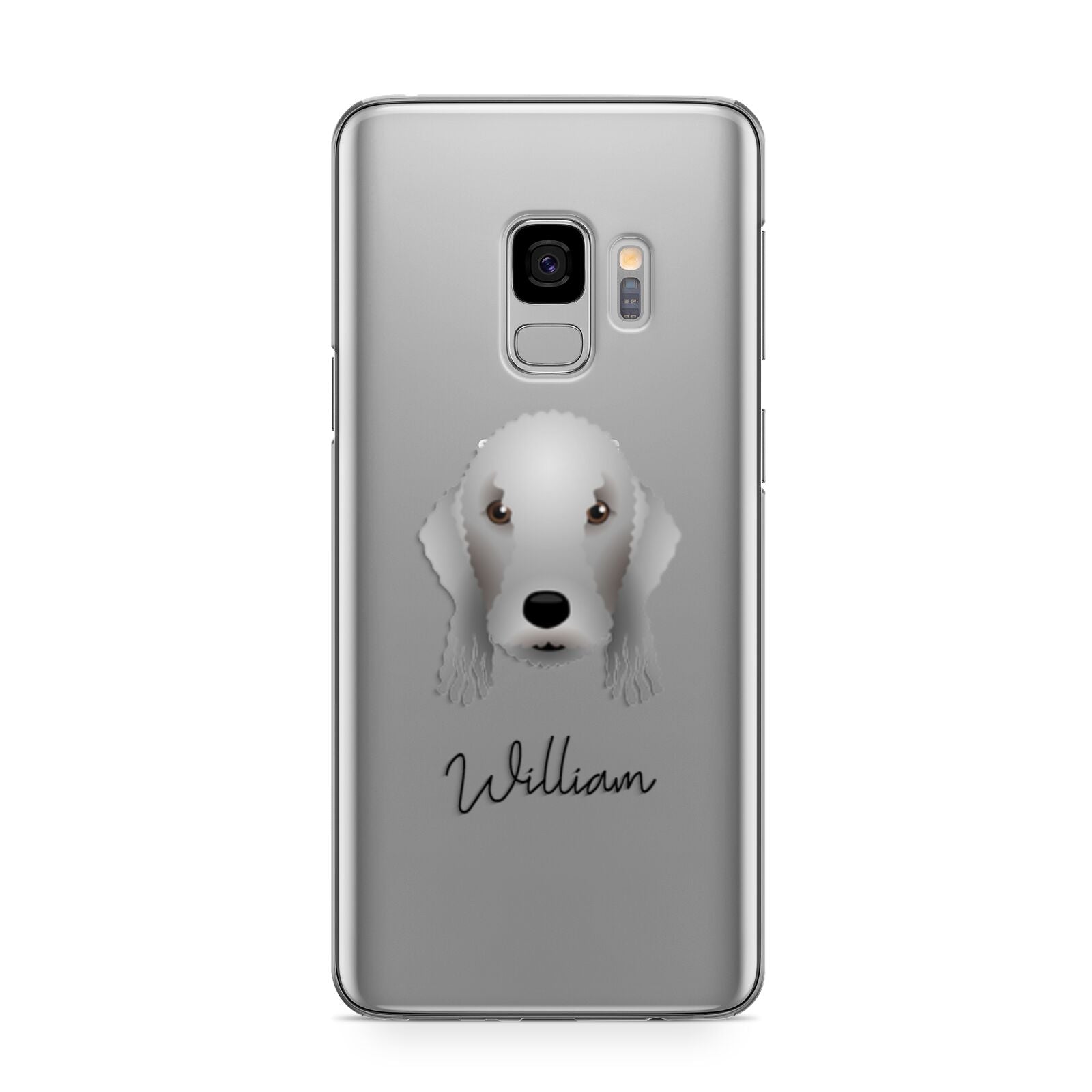 Bedlington Terrier Personalised Samsung Galaxy S9 Case