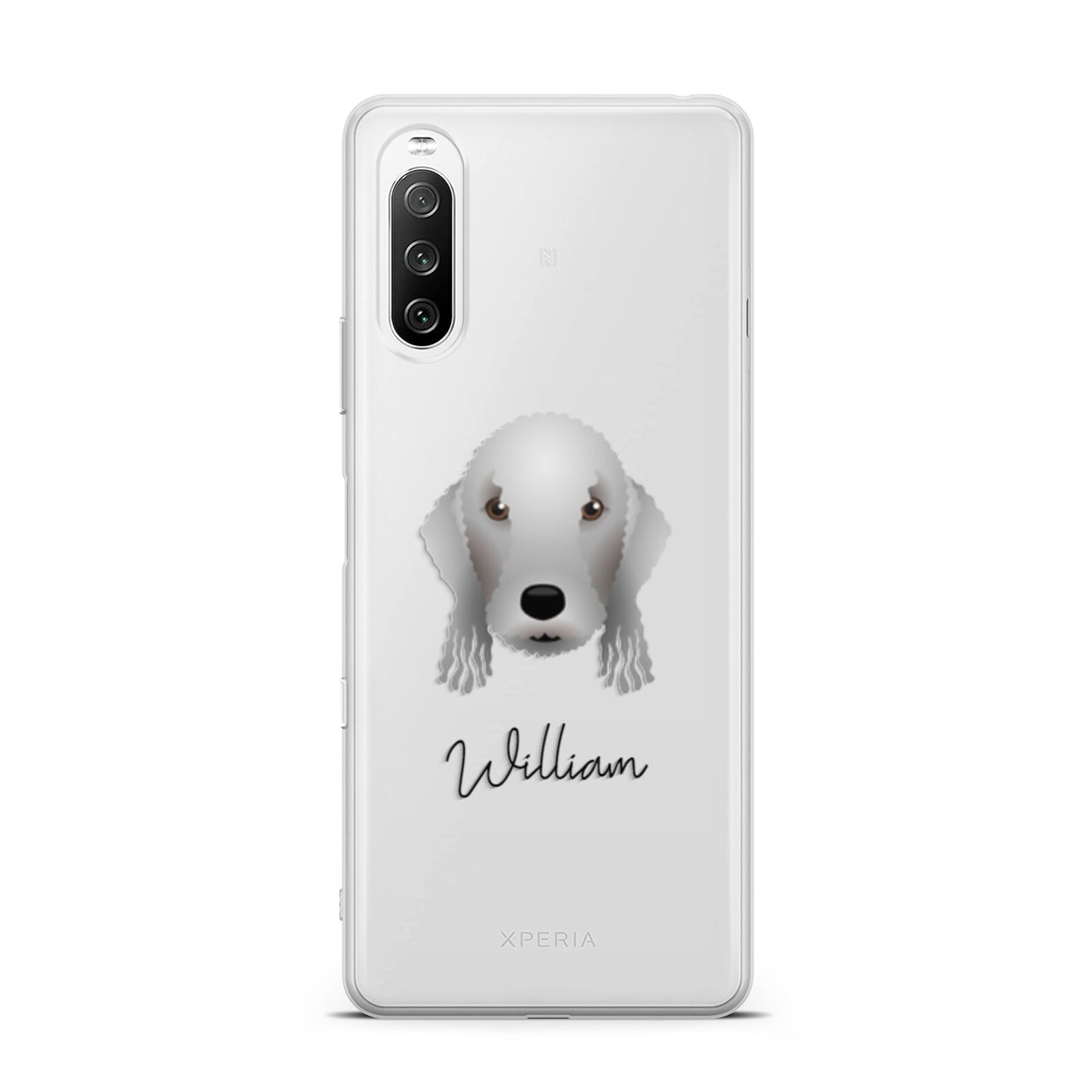 Bedlington Terrier Personalised Sony Xperia 10 III Case