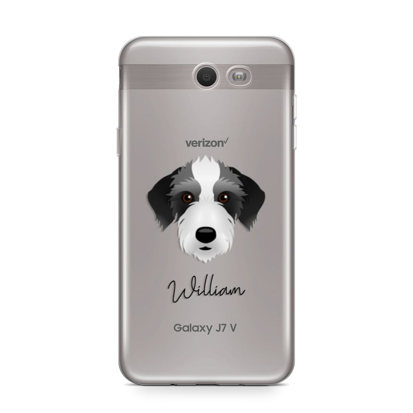 Bedlington Whippet Personalised Samsung Galaxy J7 2017 Case