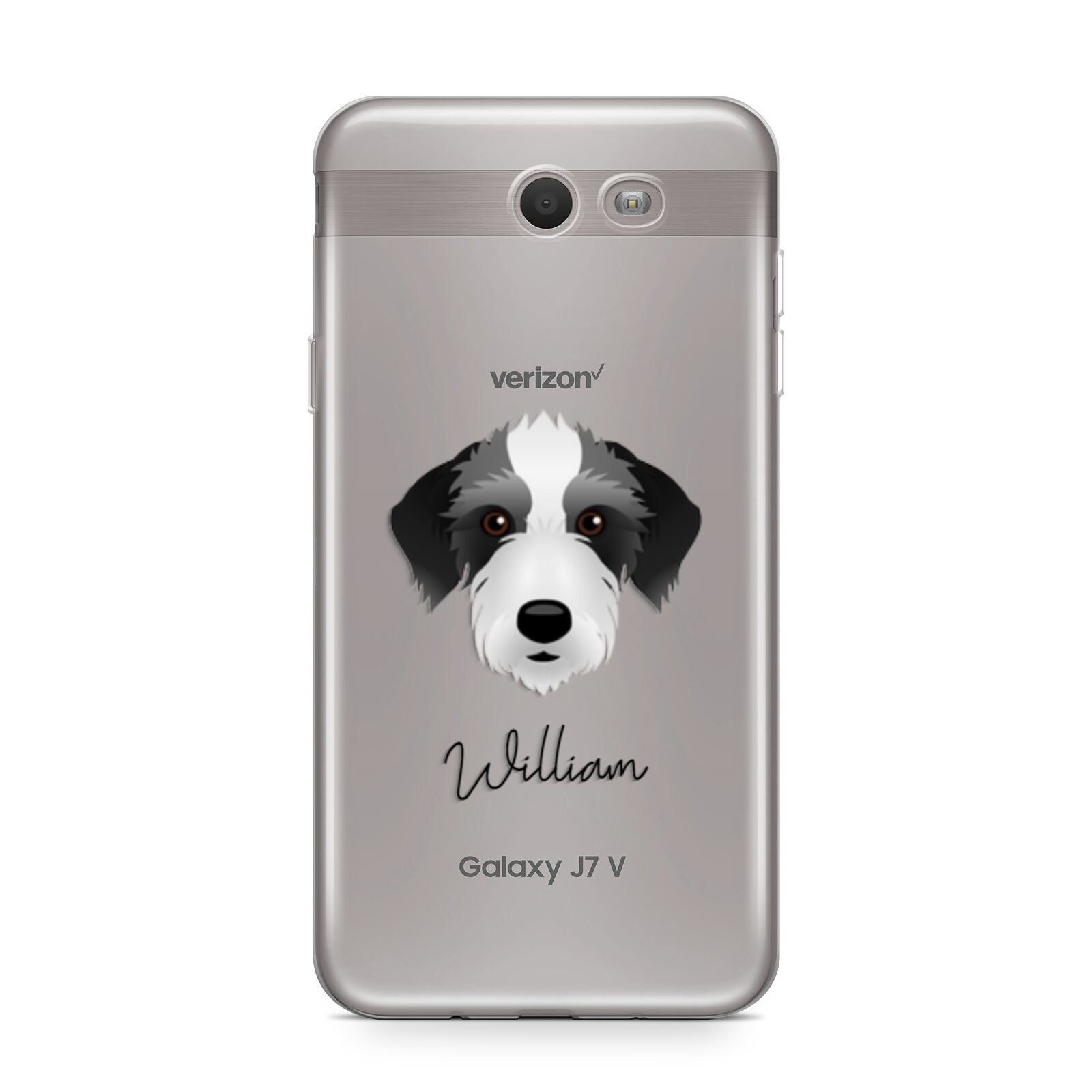 Bedlington Whippet Personalised Samsung Galaxy J7 2017 Case