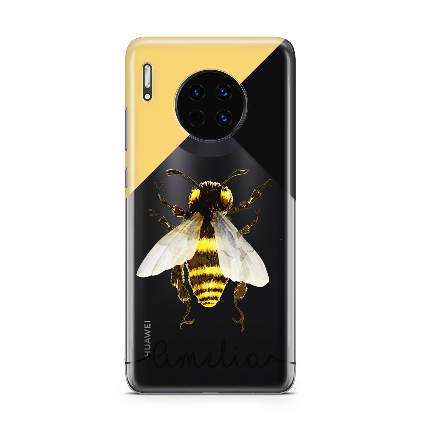 Bee Asymmetrical Background and Name Huawei Mate 30