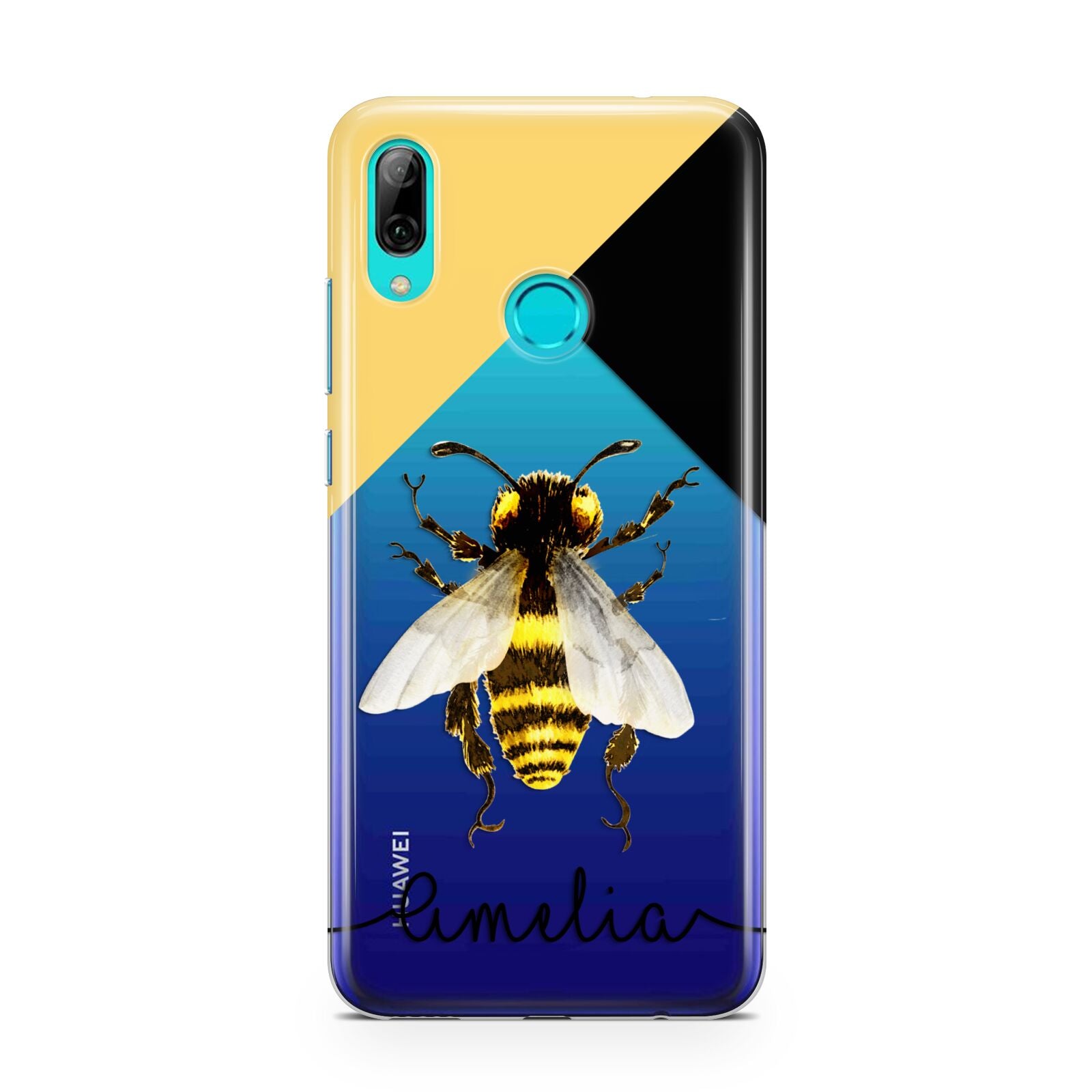 Bee Asymmetrical Background and Name Huawei P Smart 2019 Case