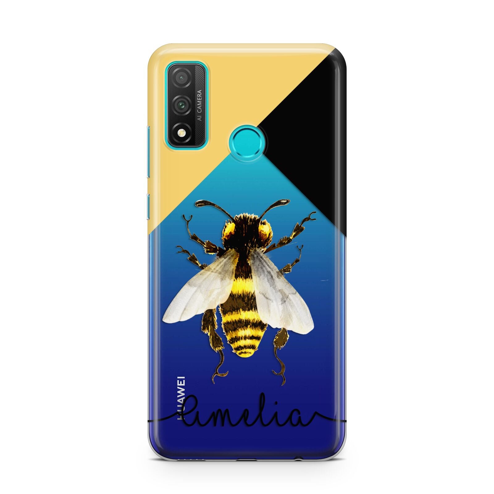 Bee Asymmetrical Background and Name Huawei P Smart 2020