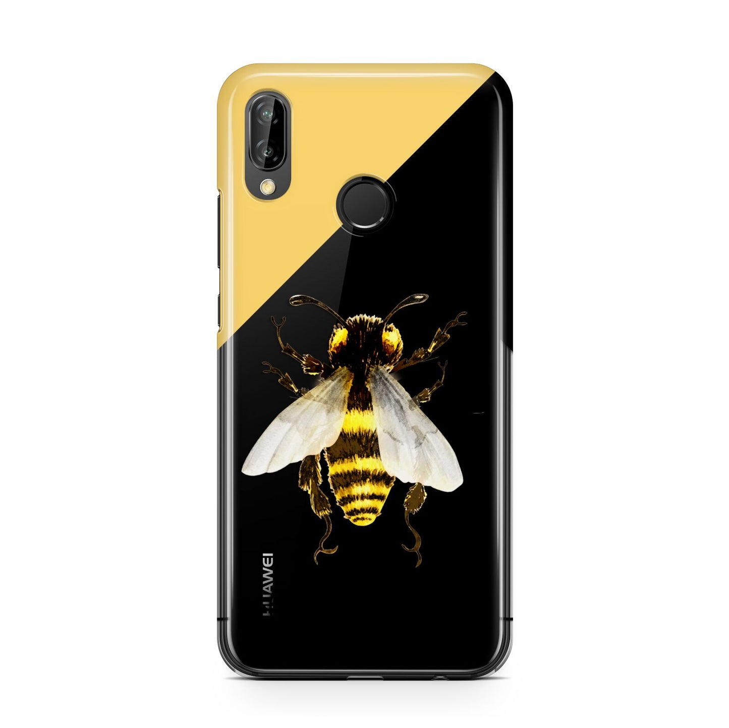 Bee Asymmetrical Background and Name Huawei P20 Lite Phone Case