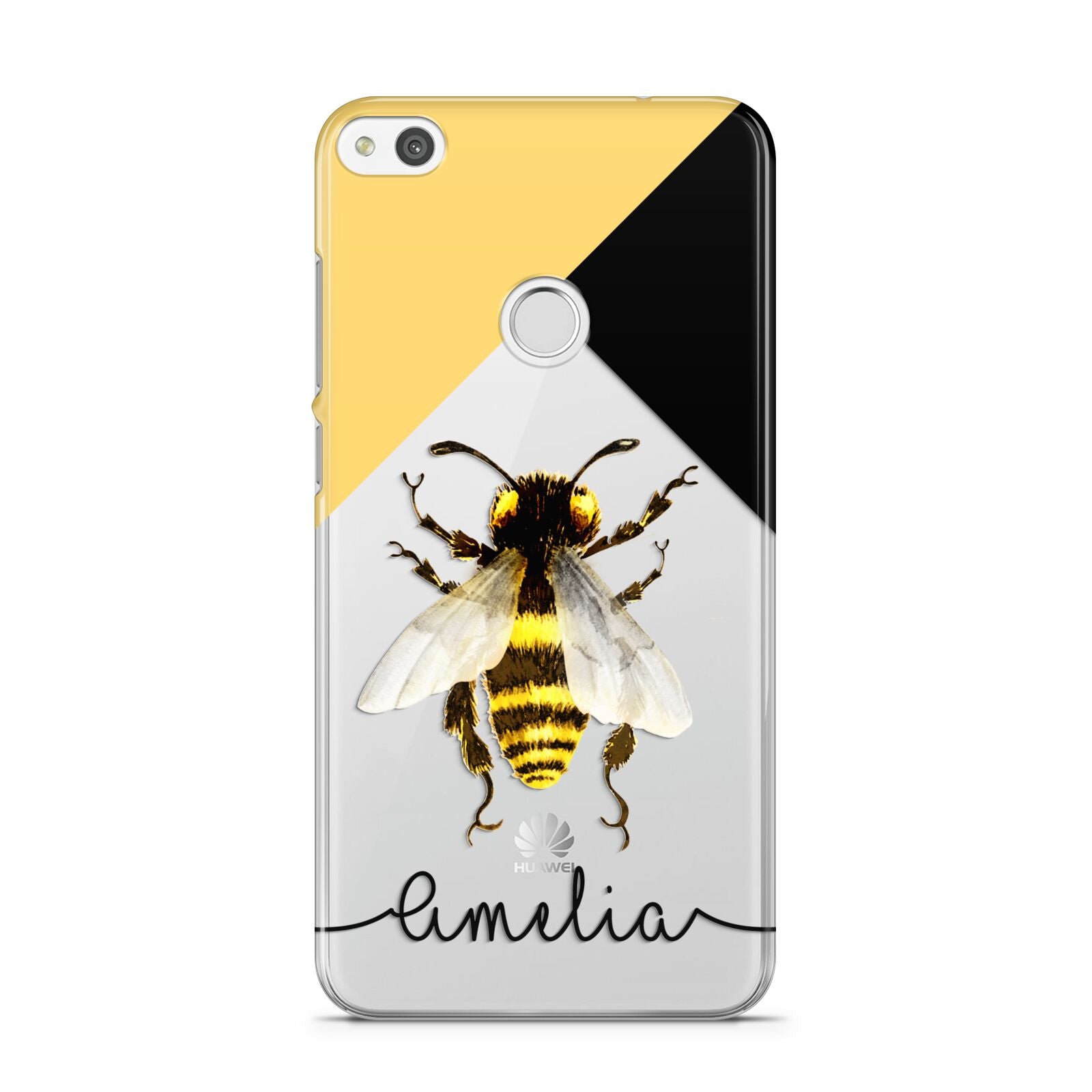 Bee Asymmetrical Background and Name Huawei P8 Lite Case