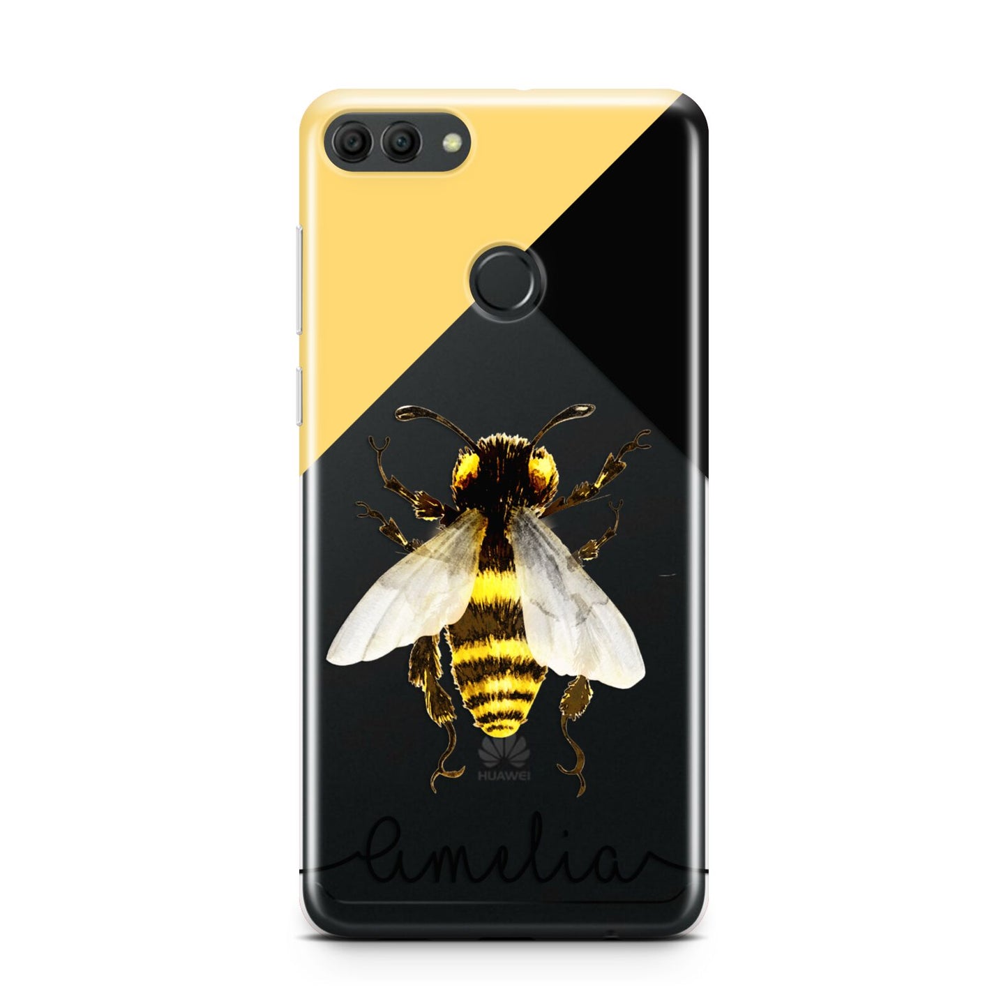 Bee Asymmetrical Background and Name Huawei Y9 2018