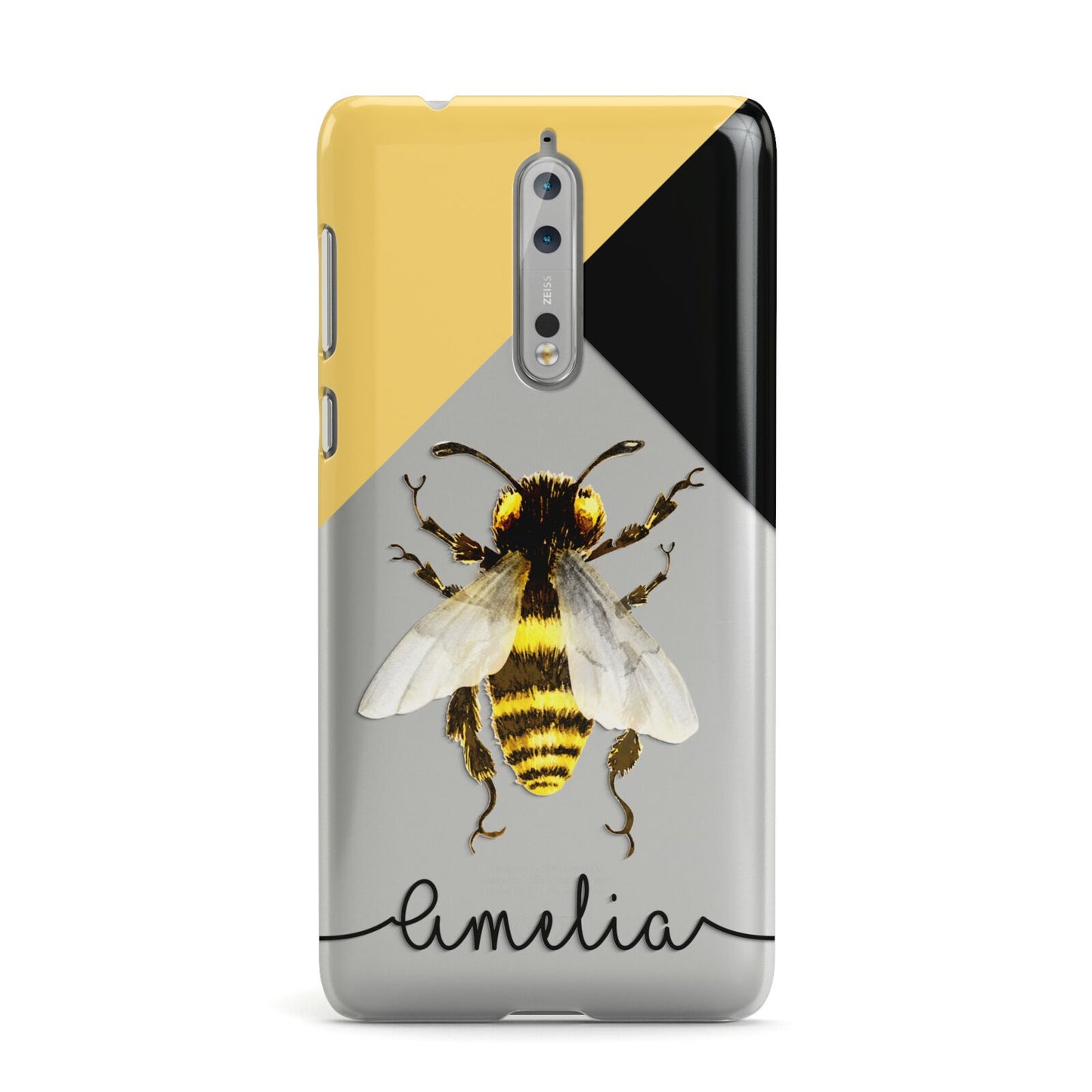 Bee Asymmetrical Background and Name Nokia Case