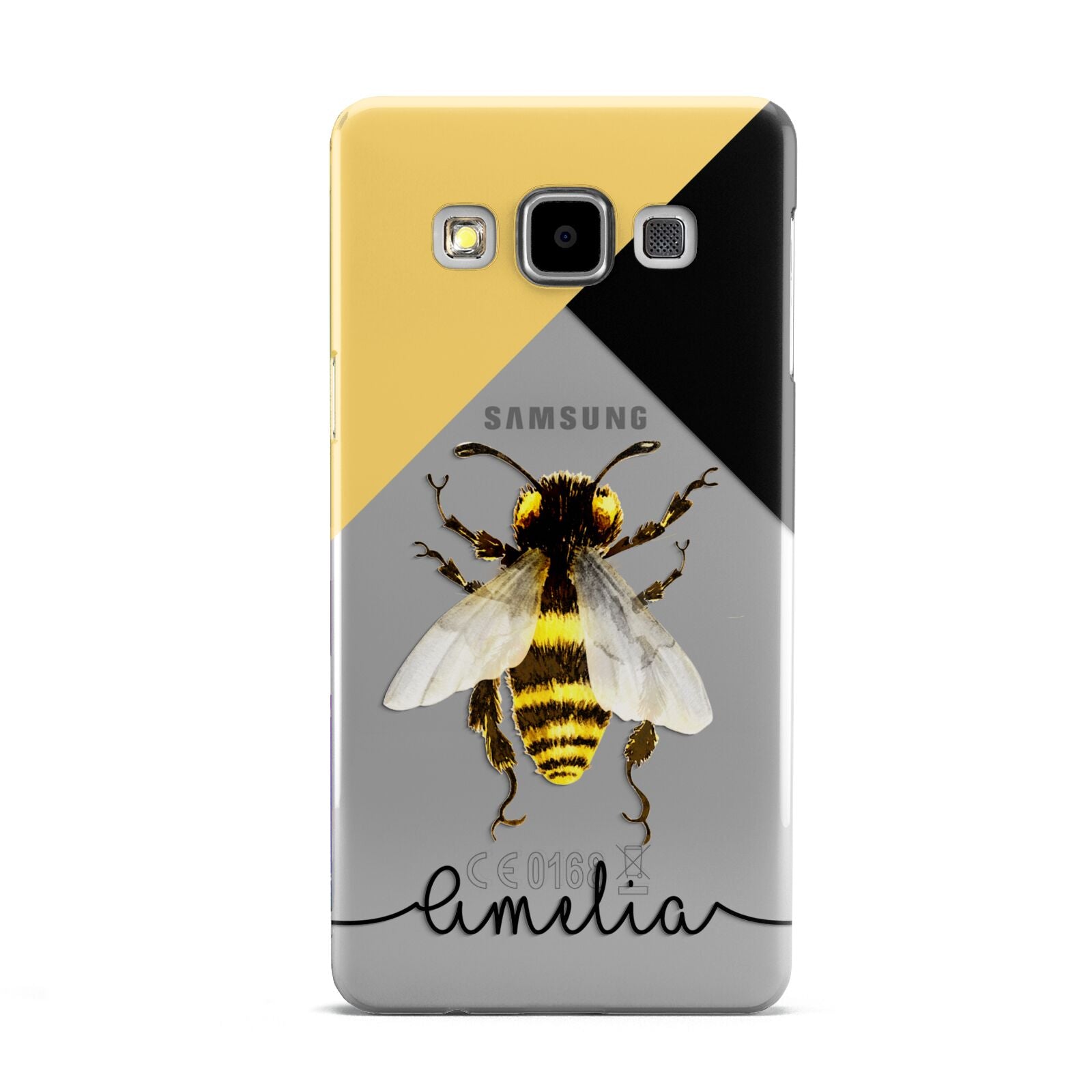 Bee Asymmetrical Background and Name Samsung Galaxy A5 Case