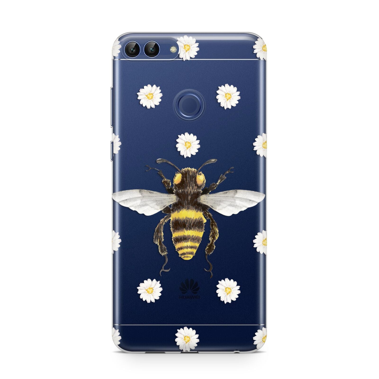 Bee Illustration with Daisies Huawei P Smart Case