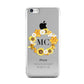 Bee Sunflower Wreath Personalised Initials Apple iPhone 5c Case