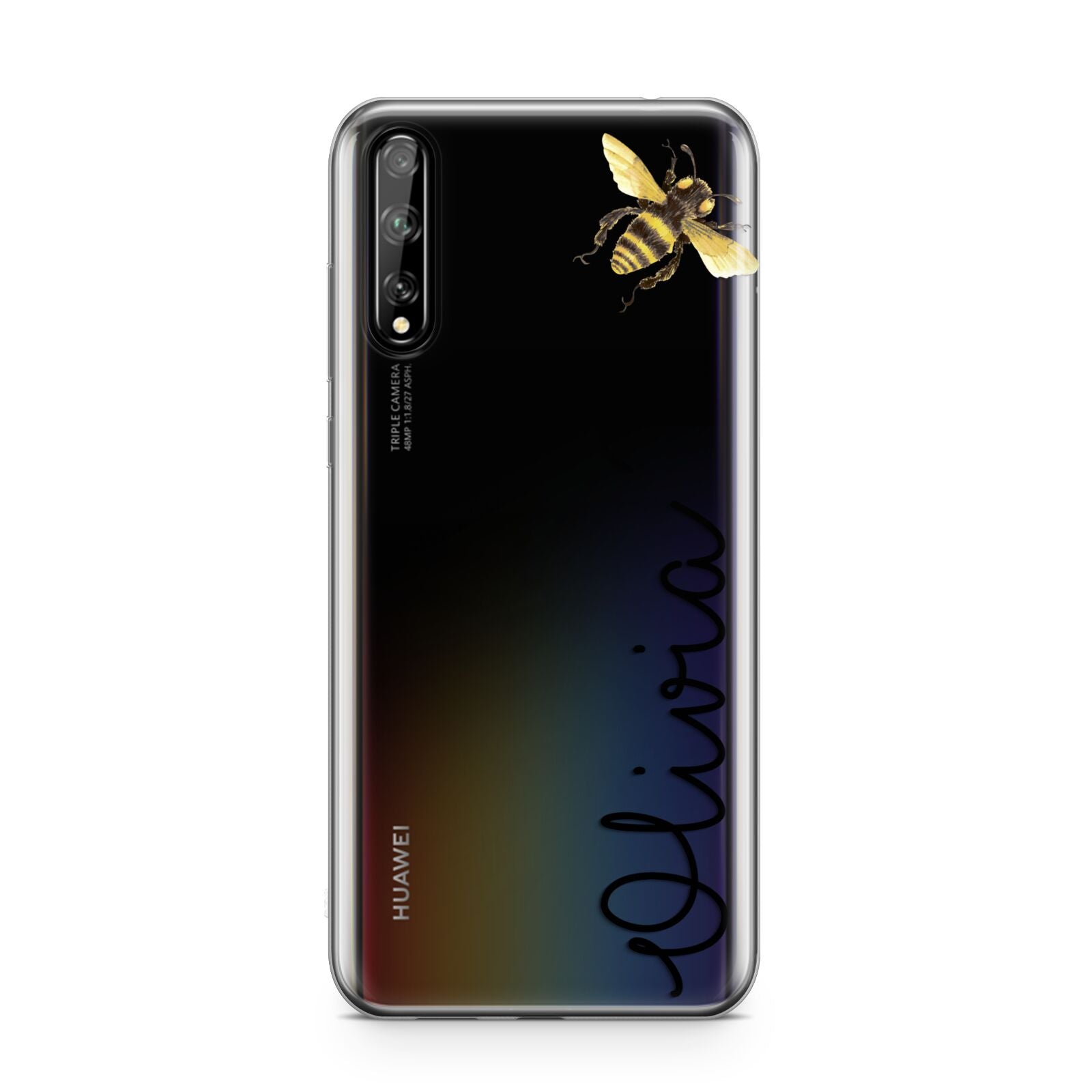 Bee in Flight Personalised Name Huawei Enjoy 10s Phone Case