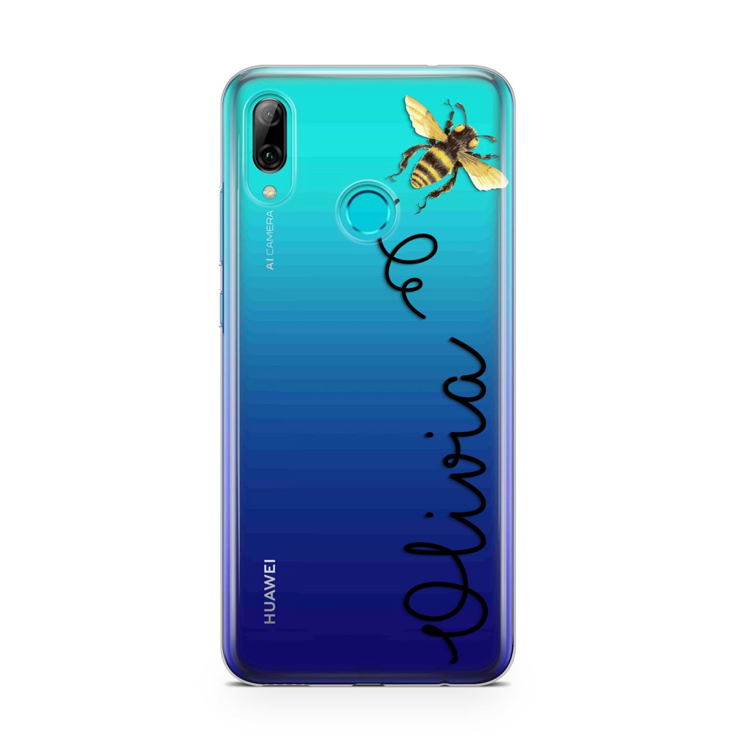 Bee in Flight Personalised Name Huawei P Smart 2019 Case