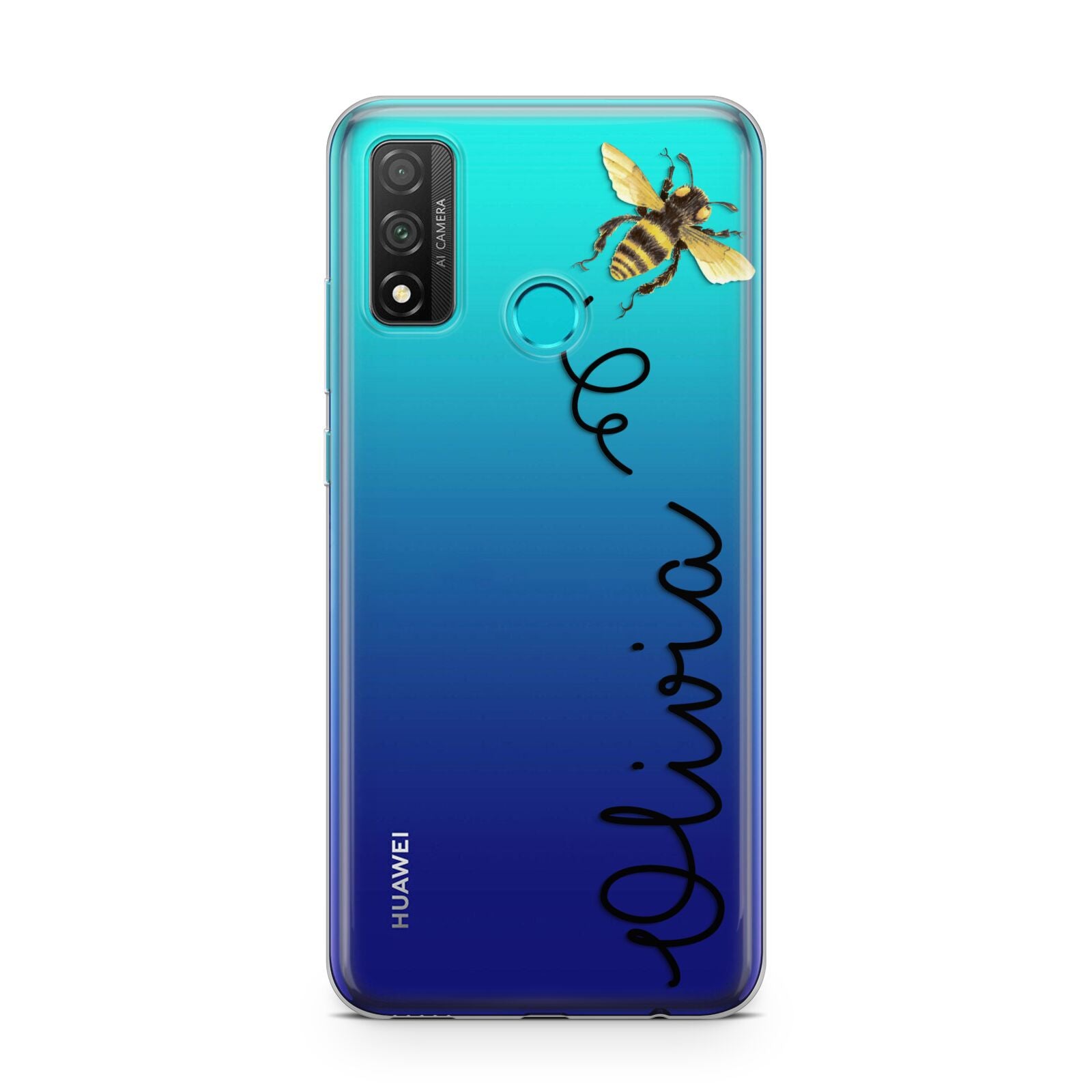 Bee in Flight Personalised Name Huawei P Smart 2020