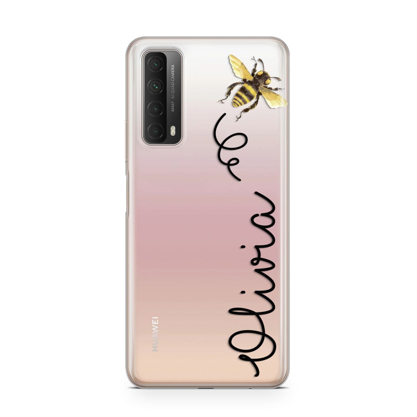 Bee in Flight Personalised Name Huawei P Smart 2021