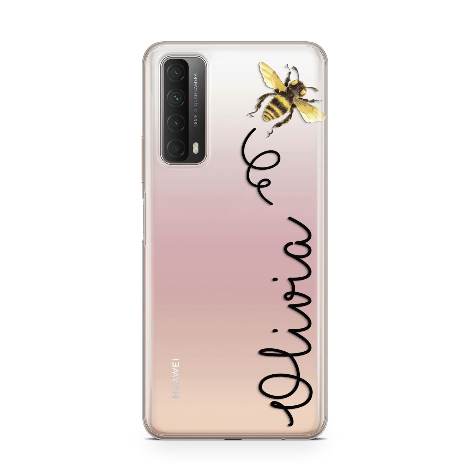 Bee in Flight Personalised Name Huawei P Smart 2021