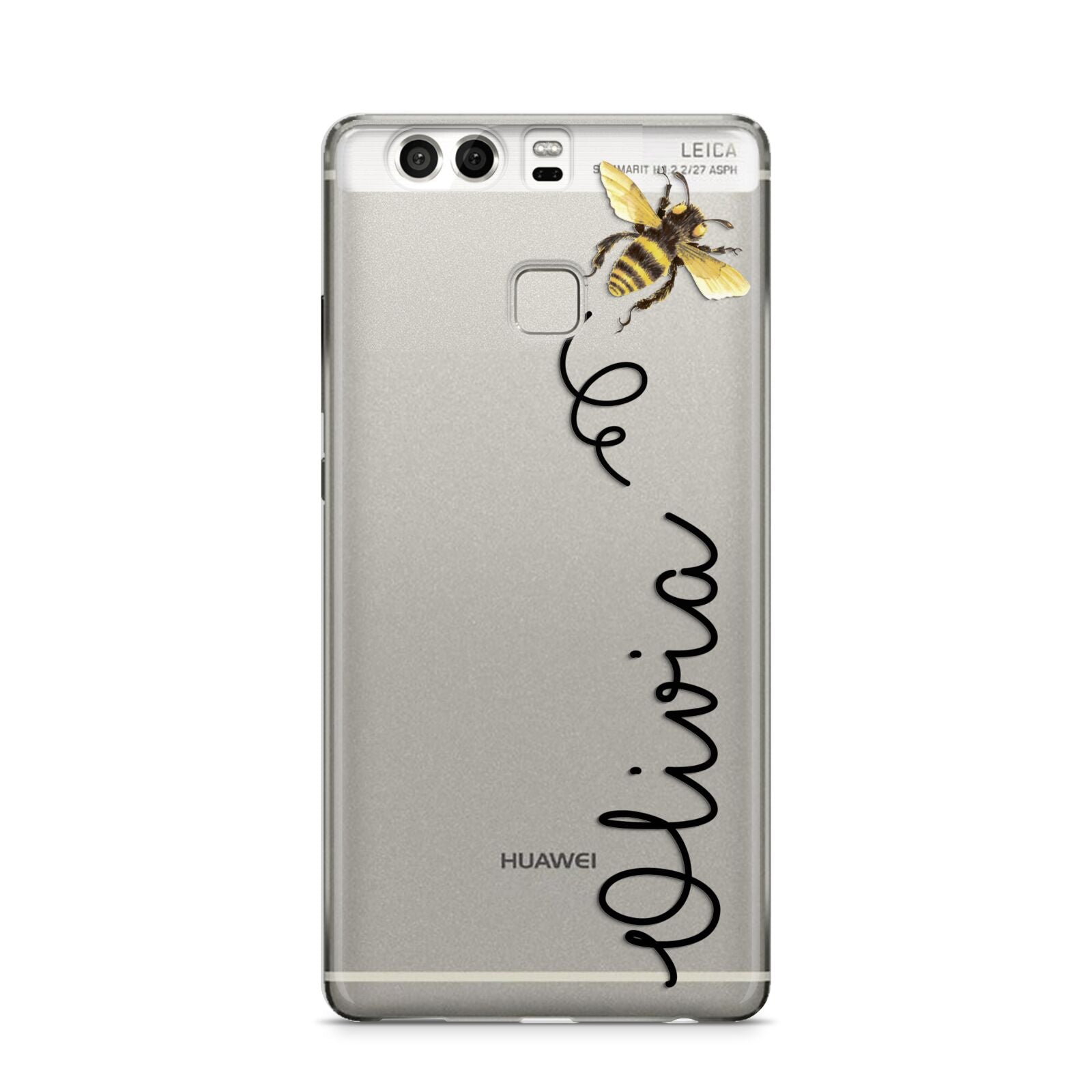 Bee in Flight Personalised Name Huawei P9 Case