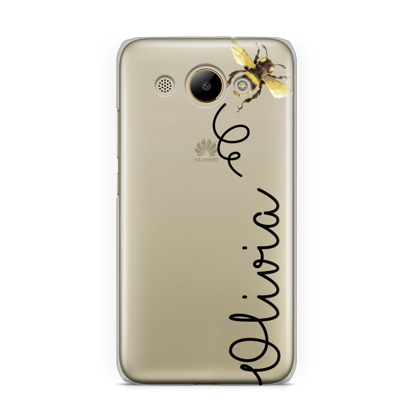 Bee in Flight Personalised Name Huawei Y3 2017