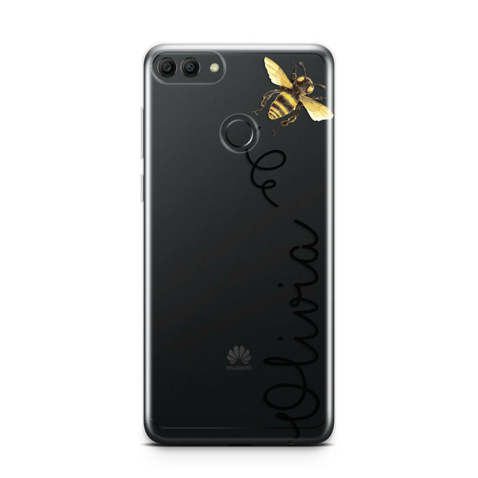 Bee in Flight Personalised Name Huawei Y9 2018