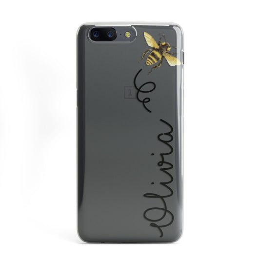 Bee in Flight Personalised Name OnePlus Case