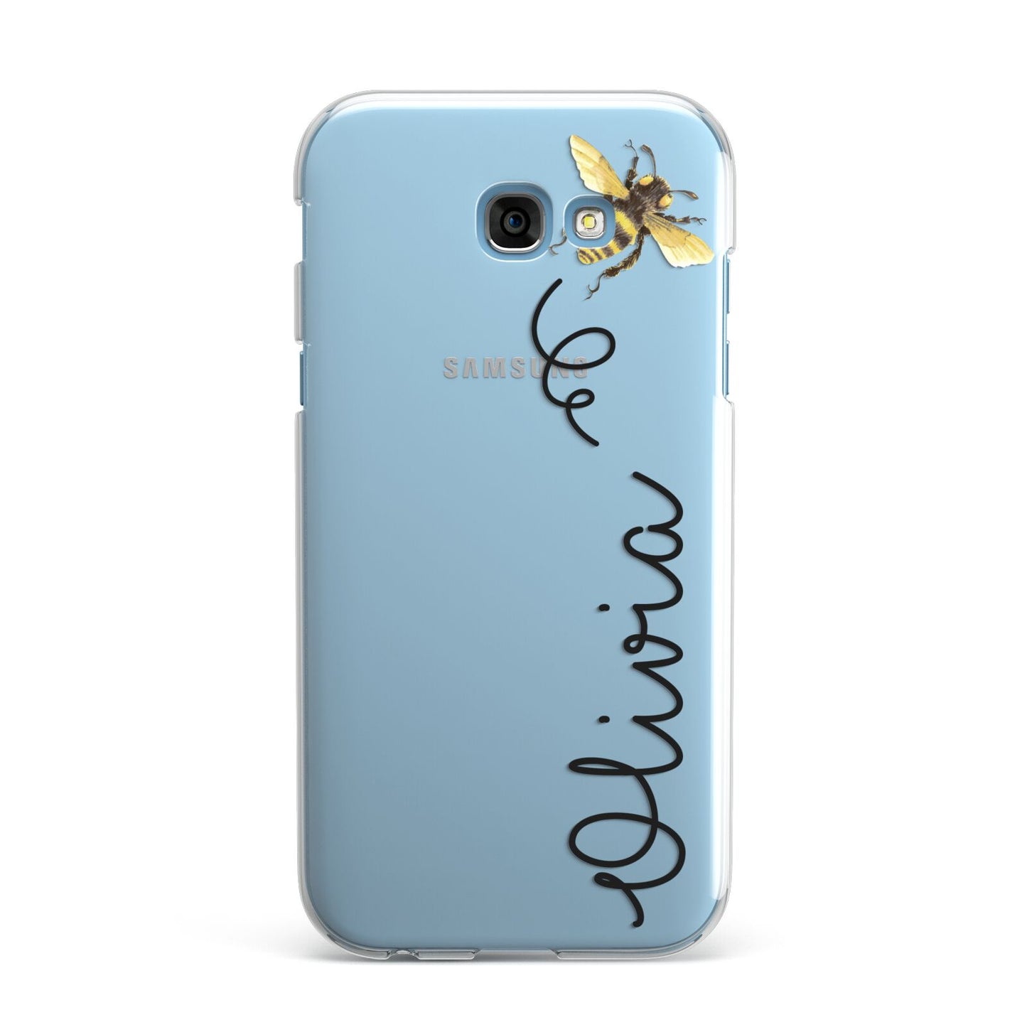 Bee in Flight Personalised Name Samsung Galaxy A7 2017 Case