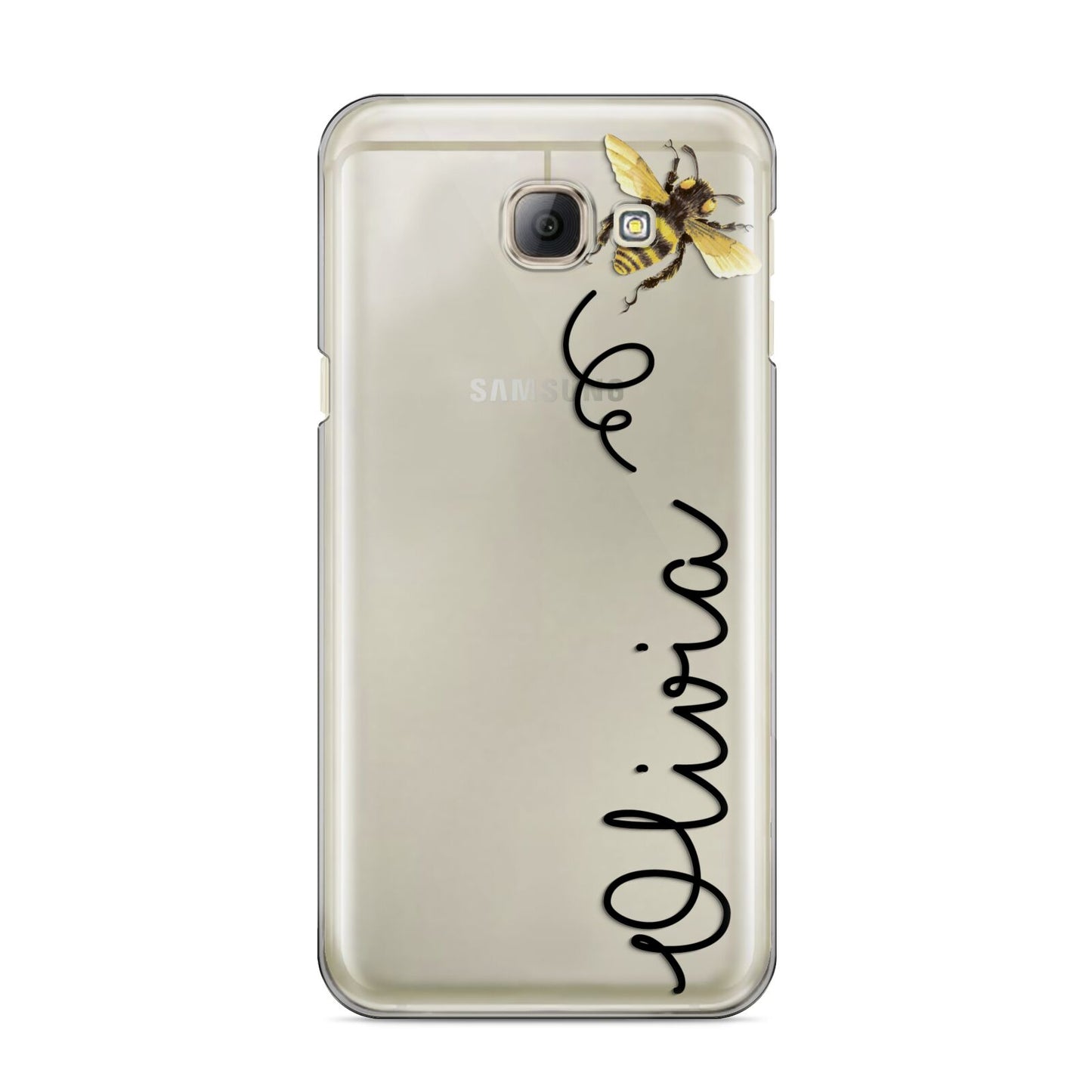 Bee in Flight Personalised Name Samsung Galaxy A8 2016 Case