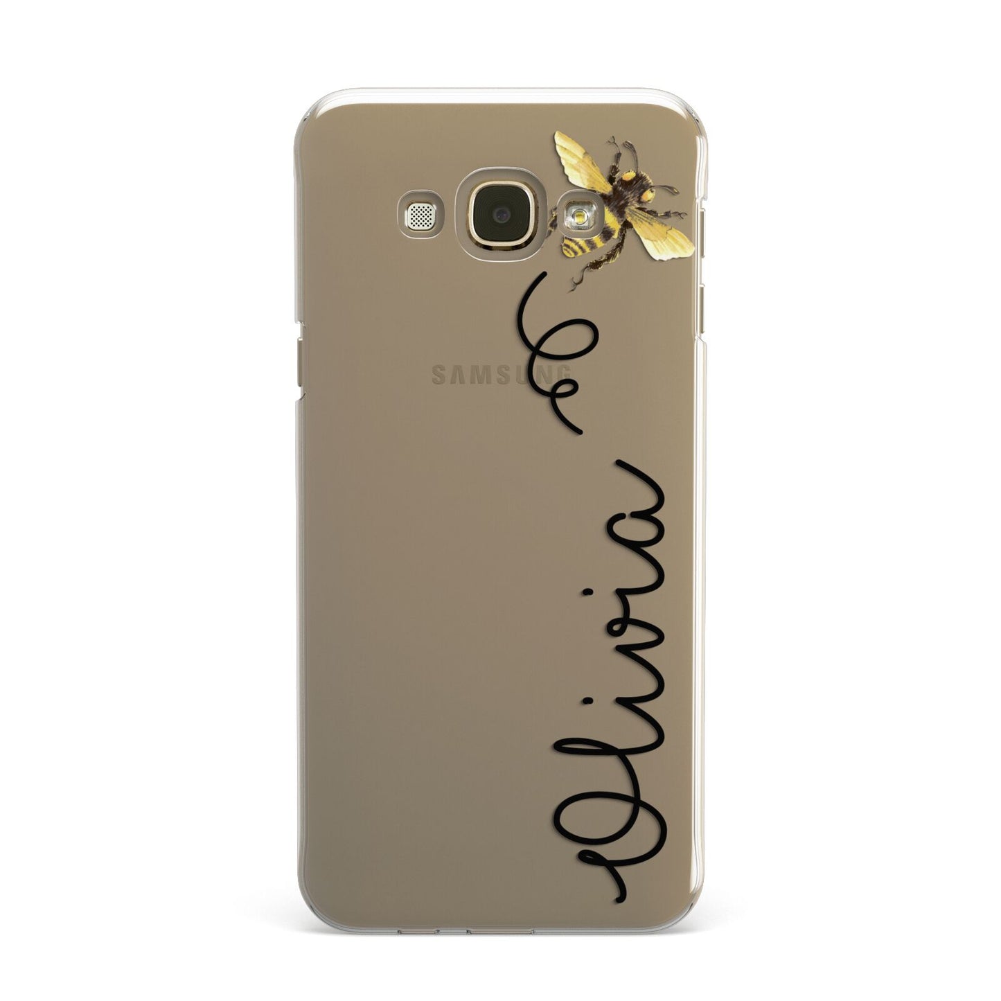 Bee in Flight Personalised Name Samsung Galaxy A8 Case