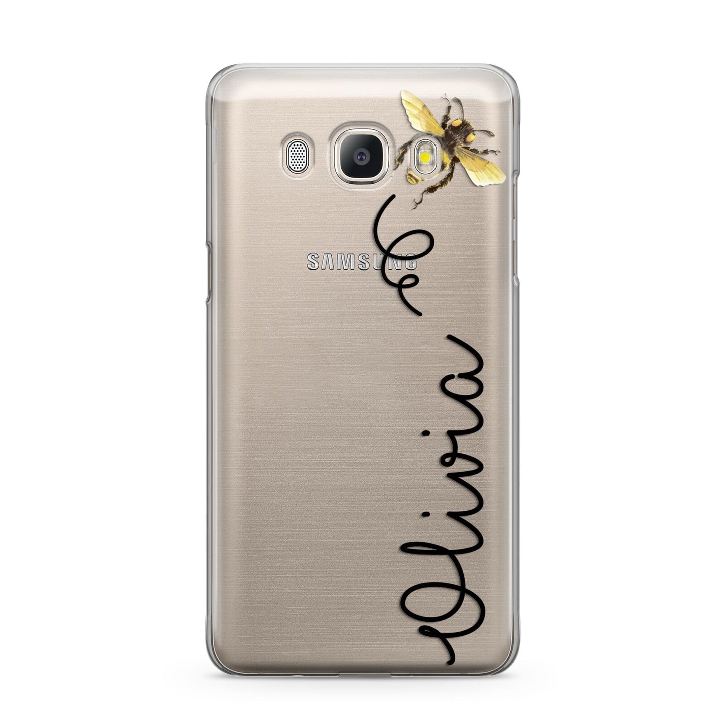 Bee in Flight Personalised Name Samsung Galaxy J5 2016 Case