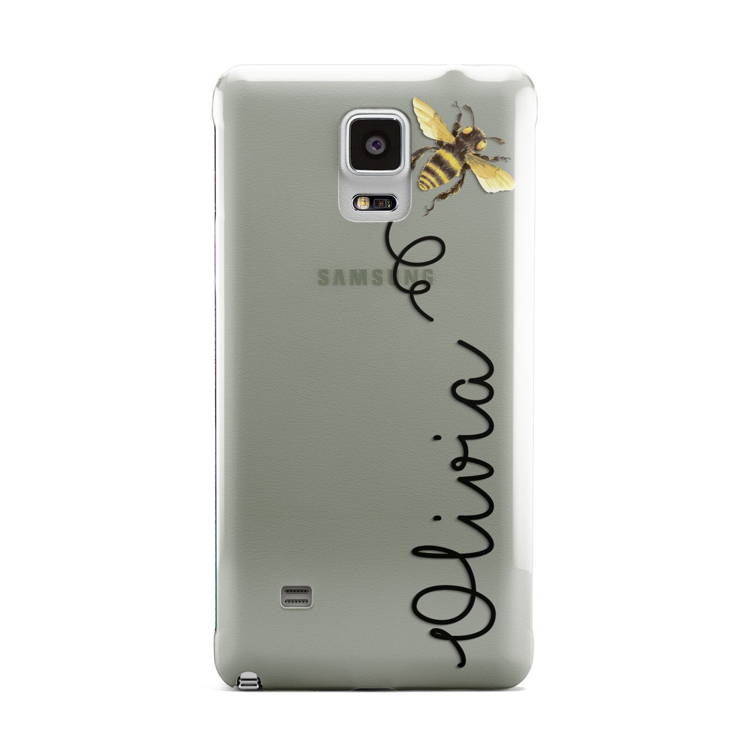 Bee in Flight Personalised Name Samsung Galaxy Note 4 Case