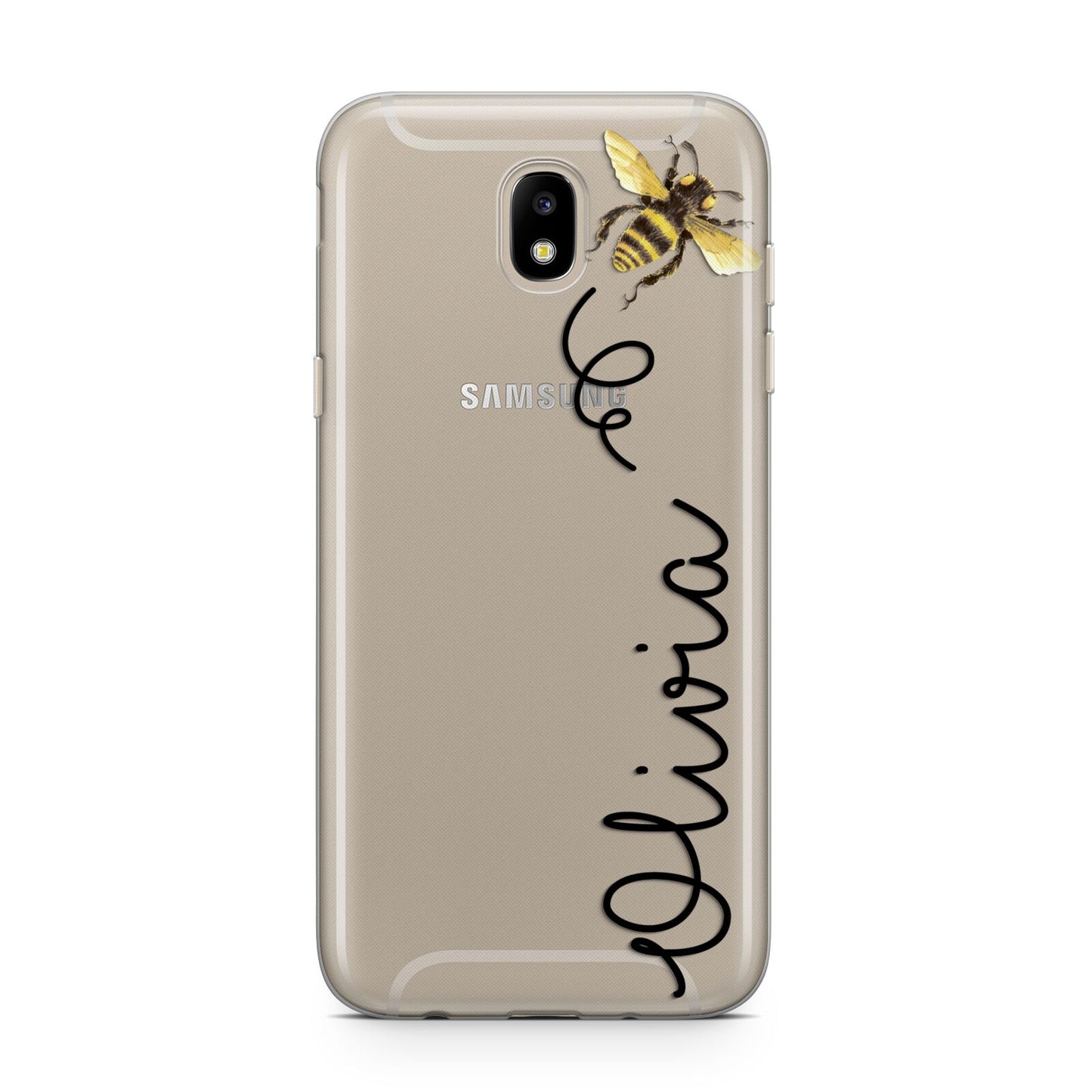 Bee in Flight Personalised Name Samsung J5 2017 Case